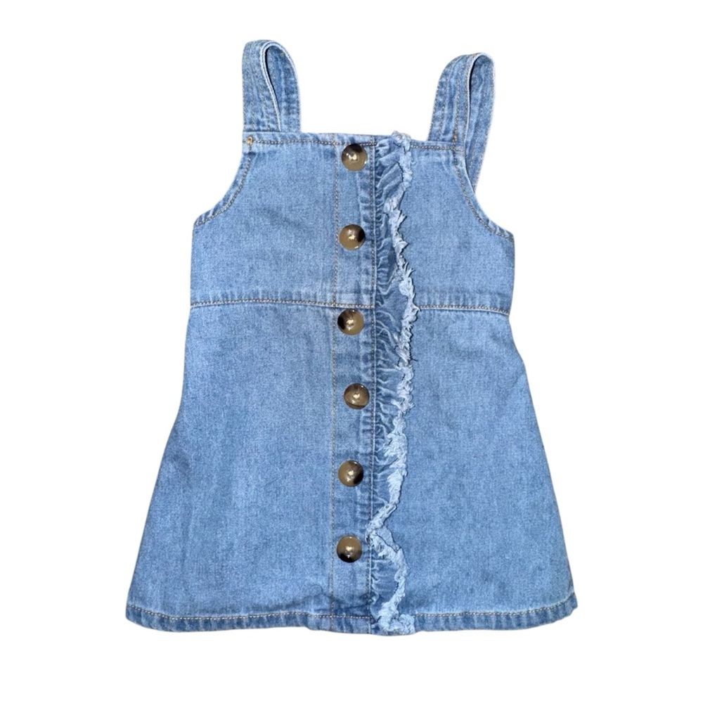🎀3/$23🎀 Daisy Fuentes Blue Denim Kids Dress